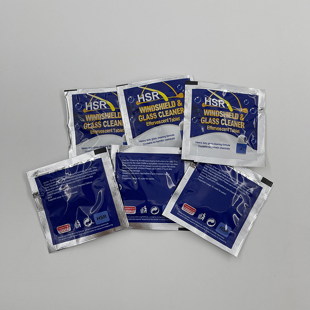 High Quality Windscreen Glass Cleaner Tablets English Packaging