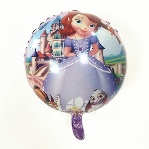 princesse de dessin animé personnage en forme de <span class=keywords><strong>coeur</strong></span> fille partie decorationfoil ballon d'hélium - Product Image 3