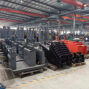 CDD15J-L Walk-behind Electric Stacker Channel Steel Mast <b>Pallet</b> Stacker for Machinery Repair Shops 1500kg Load - Product Image 5