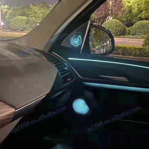 Griglia Copri Altoparlante LED a 11 Colori per BMW Nuova X3 X4 <span class=keywords><strong>IX3</strong></span> G01 G02, Copertura Metallica per Tweeter e Midrange con Luci Ambientali Decorative - Product Image 2