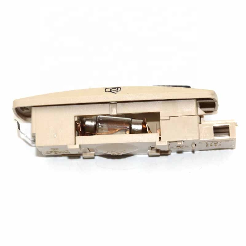 Plafoniera Posteriore Con Luci Lettura Per Auto – Ricambio Aftermarket Per VW Golf, Passat, Tiguan, Caddy, Skoda, Seat (Grigio)