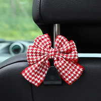 Crochet de dossier de siège multifonctionnel en ABS bleu, design mignon et discret, installation par clip, accessoires intérieurs de voiture