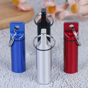 Caixa de alumínio portátil para remédios, recipiente em metal para remédios, caixa de comprimidos, garrafa de cuidados de saúde pessoal - Product Image 4