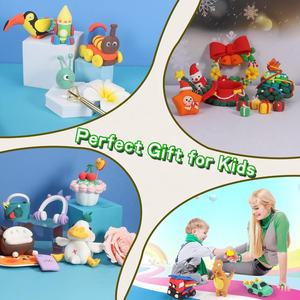 Arcilla de Modelar Ultraligera de 36 Colores, Kit de Arcilla de Secado al Aire Segura y No Tóxica con Herramientas para Niños, Crea tus Propias Manualidades Personalizadas - Product Image 2