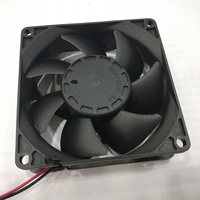 Ventilador YCCFAN 8025 80*80*25 YDD8025B12 Dc 24v Sin Escobillas de 12 Voltios Dc para Refrigeración de Computadora con Ventilador de Aluminio Dc