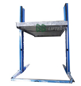 Thủy lực xe nâng 2700kg 6000lbs xi lanh kép đậu xe <span class=keywords><strong>duplicator</strong></span> với hai bài thiết kế - Product Image 3