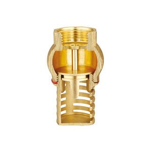 OEM HEAVY BRASS valvola a pedale unidirezionale controllare 1 1/2 ''2'' 3 "e 4'' gabbia filtro in ottone per ridurre al minimo i detriti - Product Image 1