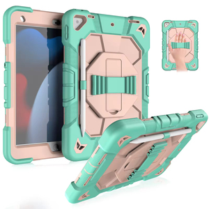 Pour <span class=keywords><strong>iPad</strong></span> Mini 5 6 étui pour enfants, coques de tablette en silicone rotatives à 360 degrés pour <span class=keywords><strong>iPad</strong></span> <span class=keywords><strong>Air</strong></span> 2 3 6 2024 4ème génération 13 pouces - Product Image 1