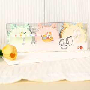 Cartoon Portable Makeup <b>Mirror</b> Folding <b>Compact</b> <b>Mirror</b> With Stand Cute Design For Travel And Daily Use - Product Image 2
