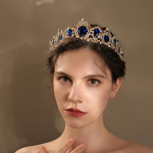 <span class=keywords><strong>Diadème</strong></span> en cristal en gros, couronne de mariage, accessoires de cheveux de princesse, accessoires de cheveux de mariée, grandes diadèmes et couronnes roses pour mariage - Product Image 5