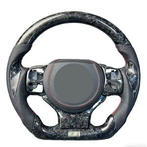 Volante de Fibra de Carbono Personalizado para <span class=keywords><strong>Lexus</strong></span> IS250 IS350 ES ES300 GS350 <span class=keywords><strong>NX</strong></span> CT200 RC <span class=keywords><strong>NX</strong></span> GX GS ES IS RX, en Cuero - Product Image 6