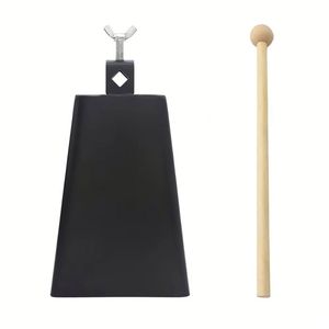 Cloche à corne professionnelle Sendi 7 robuste, imperméable, finition mate, instrument de percussion en fer pour <span class=keywords><strong>jazz</strong></span>, latin, rock, pop - Product Image 2