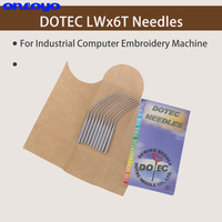 Aiguille courbe Dotec LWX6T (LWX2T, 29BL, SY7395), 20 pièces, pour machines à coudre portatives à point de CM-101 75T, CM-364
