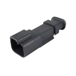 <span class=keywords><strong>DT04</strong></span>-<span class=keywords><strong>2P</strong></span>-<span class=keywords><strong>CE09</strong></span> ตัวเชื่อมต่อแบบ 2 ตำแหน่ง สำหรับขั้วต่อตัวผู้ แบบสายต่อสาย ระยะห่างระหว่างแกนกลาง 5.46 มม. (0.215 นิ้ว) ปิดผนึกได้ สีดำ - Product Image 1