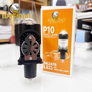 BAOBAO P10 Auto faro bombilla Super brillante cohete faro accesorios 60W lámpara frontal Kit coche LED H4 LED faro impermeable - Product Image 2