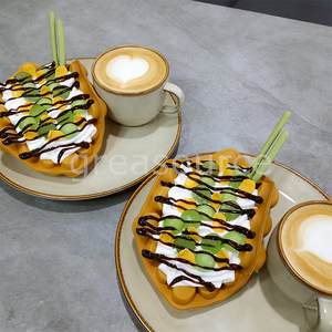 Huevos de Plástico Artificiales, Comida Falsa Ecológica con Patrón de Corazón, Accesorios para Exhibición en Cafeterías, Decoración del Hogar y Adornos para Fiestas - Product Image 3