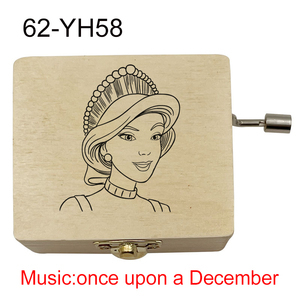 Caja de Música de Madera con Diseño de la Película de Anime Anastasia, Tema Once Upon a December, Impresión a Color, Regalo para Niñas Pequeñas, Fiesta de Cumpleaños - Product Image 3