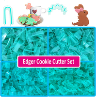 Emporte-pièce en plastique Sweet Sugarbelle pour fondant, biscuits, pâte à sucre, outils de bordure pour glaçage royal
