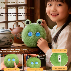 Tengyan - Juguete Robot de Peluche con Forma de Animal, Inteligente, Educativo, con <span class=keywords><strong>Voz</strong></span> AI, para Niños de 2 a 4 Años, Unisex, Adorno de Escritorio - Product Image 4