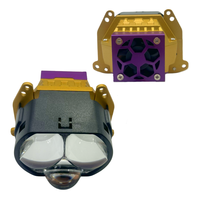 Projecteur Bi-LED carré 3,0 pouces à triple laser avec puce, support non destructif 12V, ampoule de phare LED à coupure de ligne plate