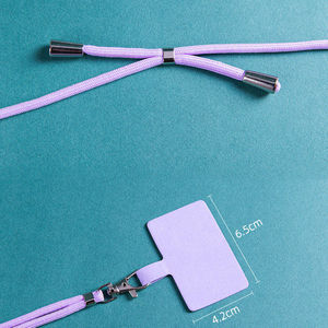 Lanière Universelle pour Téléphone Portable, Cordon en Nylon, Patch Transparent, Sangle Réglable pour Téléphone, <span class=keywords><strong>Collier</strong></span> Bandoulière - Product Image 5