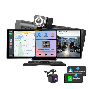 Unités principales Carplay sans fil 10.26 ''HD Touch Carplay Screen Mirror-link Android Auto 4k 1080P Backup Camera Multimedia Radios - Product Image 1