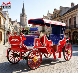 Chariot Électrique Royal d'Extérieur Personnalisé à <span class=keywords><strong>Prix</strong></span> de Gros, Chariot Utilitaire Électrique Sans Chevaux, Vente Chaude - Product Image 1
