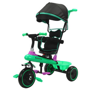 Bicicletas de pedal de 3 ruedas para niños Bicicletas de bebé y carros de empuje para niños pequeños de 2 a 6 años Hecho de plástico duradero - Product Image 3