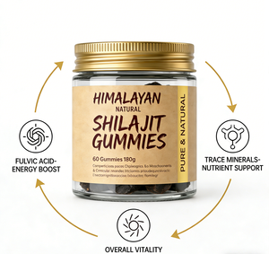 OEM Boost Energy Shilajit Gold Gummy Candy Enhance Strength Pure Himalayan Shilajit Gummies Sugar-Free Supplement - Product Image 4