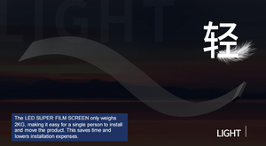 Ph6.25 linh hoạt Phim Led ba chiều Màn hình nhà máy chưa từng có chất lượng trong suốt Màn hình hiển thị cho thanh buổi hòa nhạc sân khấu nền - Product Image 5