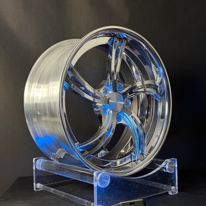 Jantes monobloc en alliage à déport profond, peintes et chromées, 6x139.7 5x130 5x127 5x120 17 18 20 22 pouces pour <span class=keywords><strong>Audi</strong></span> <span class=keywords><strong>R8</strong></span> Q5 A8 - Product Image 2