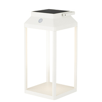 Vertak Outdoor Camping grande lanterne moderne en métal noir blanc décoratif en gros lanterne solaire bon marché