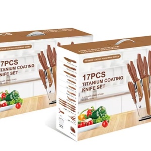 Wholesale Price Stainless Steel Kitchen <b>Knives</b> Set Gold Kitchen Utensils Sets Kitchenware Items - Product Image 6