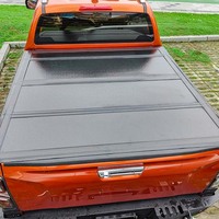 Cubierta de Caja de Camioneta Plegable Triple de Aluminio para Camioneta Todoterreno 4X4 Personalizada de Fábrica OEM para Ford Ranger 2022 2023