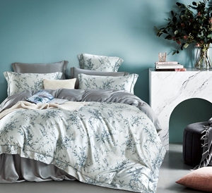 100% Lyocell tencel <strong>Comforter</strong> <strong>Set</strong> Printed Flower Bedding <strong>Set</strong> Environmental Home Use Bedsheet <strong>Set</strong> - Product Image 4