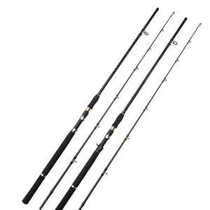 OEM  2.1m 2.4m 2.7m 3m XXH 2 Bagian Joran Pancing Air Asin Karbon Fiber untuk Ikan Tuna, Surf, dan Casting Spinning - Product Image 6