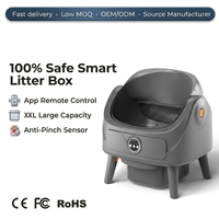 Bac à litière intelligent autonettoyant pour chat, toilette automatique pour animaux de compagnie, grande capacité, facile à utiliser pour les chats d'intérieur