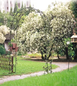 Cancello in ferro battuto in metallo rose garden decorazione arco pergolato