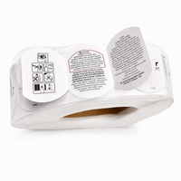 Étiquettes à deux couches, impression personnalisée, autocollants à double couche, vente en gros d'étiquettes adhésives pour flacons de médicaments, pots cosmétiques