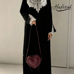 strapless open back dress Black Tribal Kaftan - Plus Size Party & Evening Dress 1X-3X