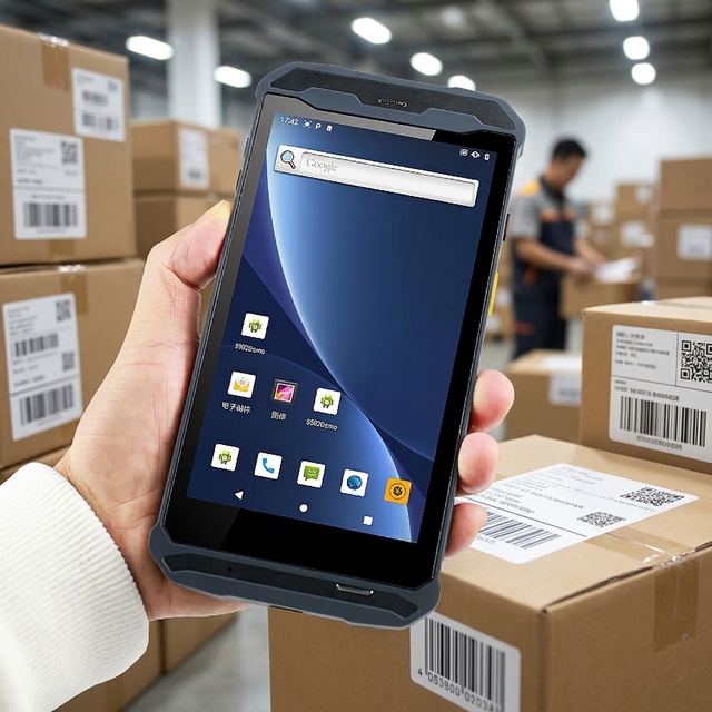 IP65 Rugged Android PDA Handheld Barcode Scanner Terminal 4G LTE Smart Mobile Computer for Courier Logistics Industry