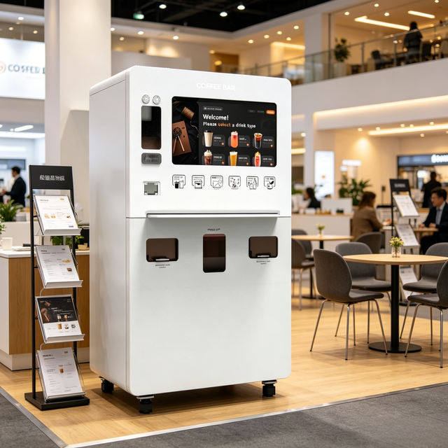 OEM Custom SDK Smart Coffee Vending Machine for Europe USA Exclusive Local Distributor Wholesale