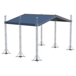 Sistema de armazón de techo para conciertos de doble capa, portátil, cuadrado, de aleación de aluminio para exteriores, de alta resistencia - Product Image 5