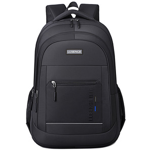 Lusenge <b>Backpack</b> Large Capacity 15 Inch Laptop Bag For Students Business Travel Commuter School Use <b>Black</b> Green Royal Blue Red - Product Image 5