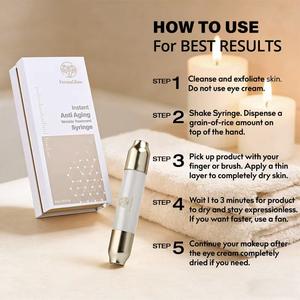 Crema Tensora Instantánea para Bolsas de Ojos, Reduce la Hinchazón, Elimina Arrugas, Reafirma, Sin Marcas Blancas - Product Image 5