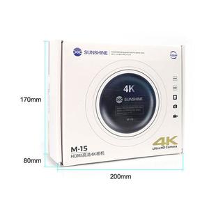 SUNSHINE <span class=keywords><strong>M</strong></span>-15 kamera 4K 60fps, mikroskop trinokular HD kamera mikroskop untuk perbaikan ponsel - Product Image 5