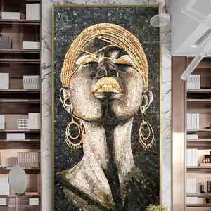 Handmade Luxury European Glass Wall Tile Art Mural for Bedroom Living Room Pool Outdoor School Hospital Interior Decor - Product Image 1