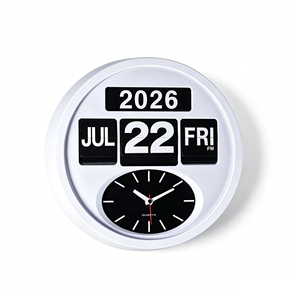 <span class=keywords><strong>Horloge</strong></span> calendrier perpétuel public avec affichage de l'année, du mois, du jour et de la date - Product Image 1