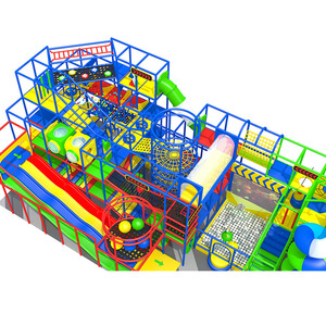 Terrain de jeux d'intérieur personnalisé, cordes d'escalade pour trampoline, enfants, adulte <span class=keywords><strong>Ninja</strong></span>, Course en promotion - Product Image 4