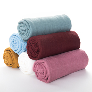 Manta de muselina suave y sedosa para bebés, transpirable y amigable con la piel, Unisex, paquete de 4 unidades - Product Image 1